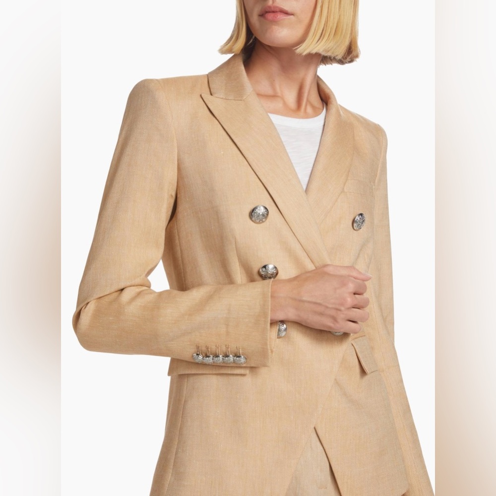 Veronica Beard Miller Linen Blazer - Picture 3 of 11